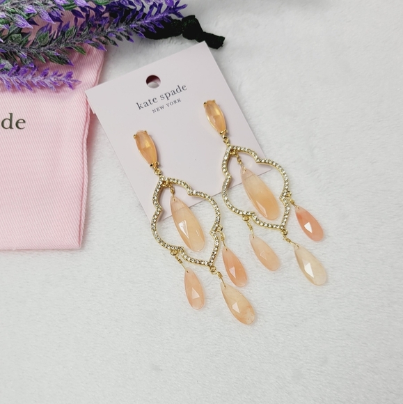Kate Spade Lantern Gems Chandelier Earrings - Picture 4 of 4